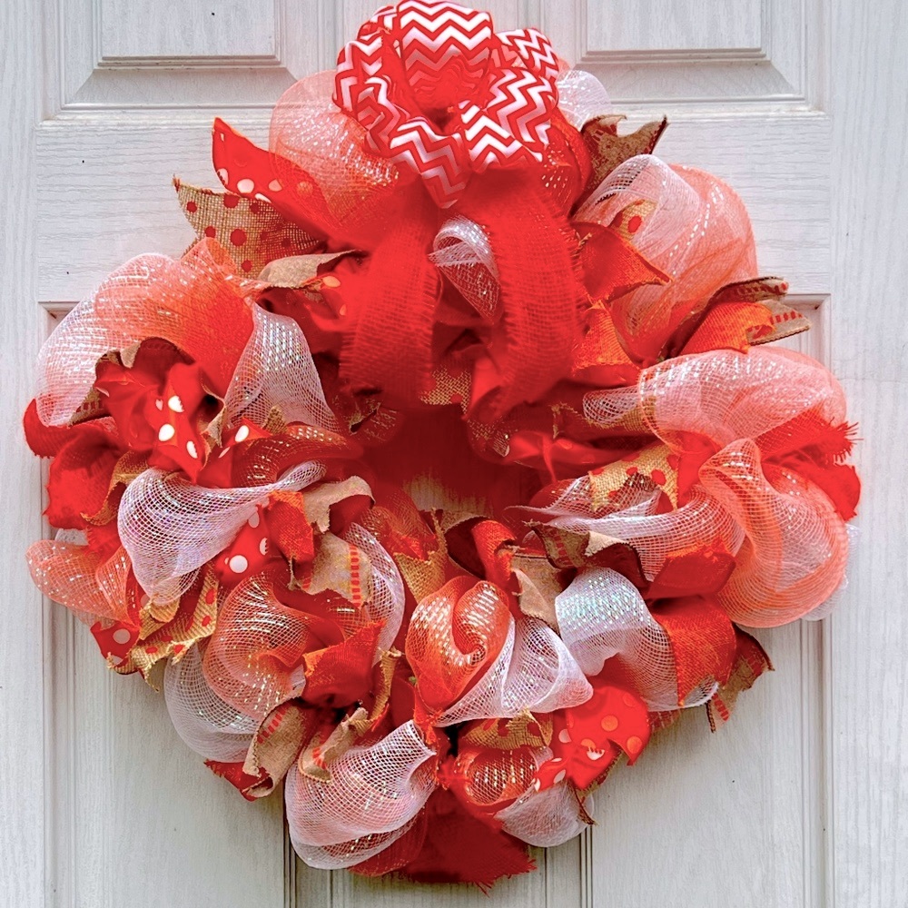 Design Square Wreath for Spring and Summer